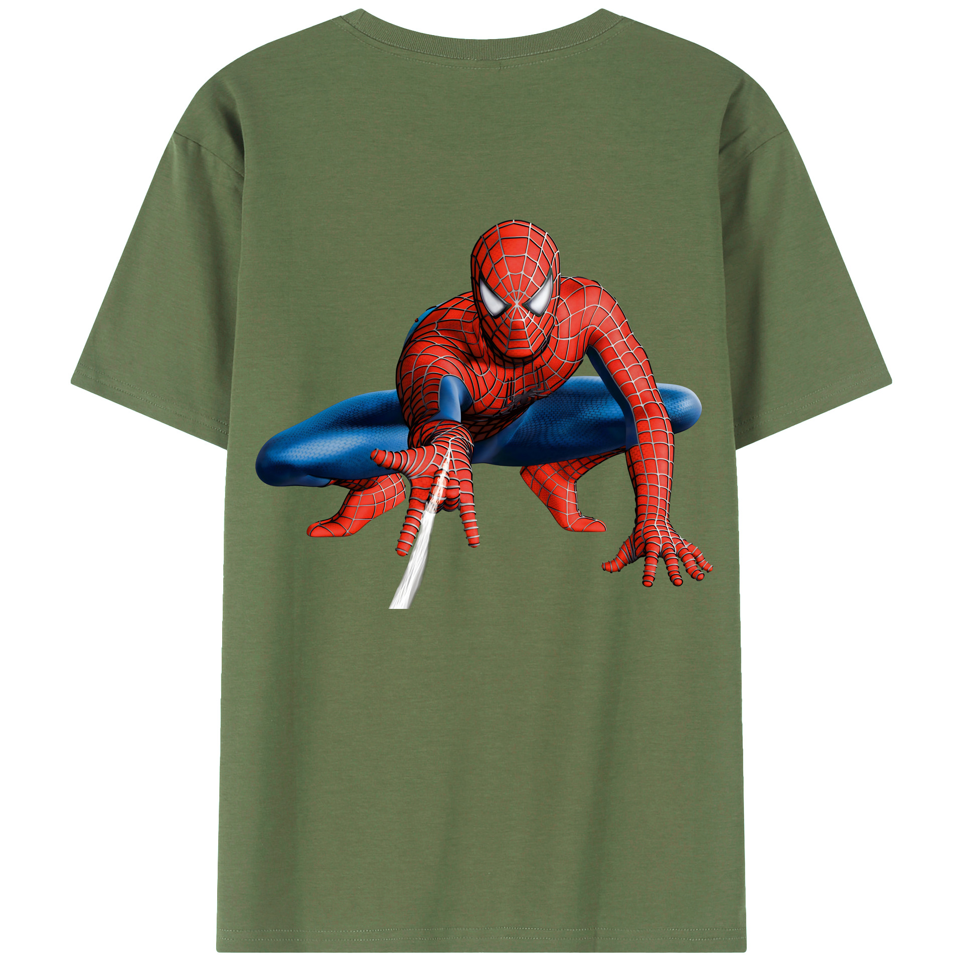（画像用） アベンジャーズ The Avengers 綿100％ メンズ半袖Tシャツ（バックプリント） 通気性